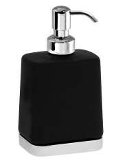 NOVATORRE 4  DÁVKOVAČ MÝDLA SKLO ČERNÉ/CHROM (6450,5)