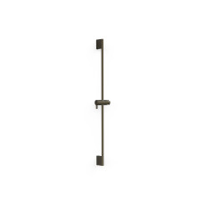 TRES sprchová tyč délka 80cm  s posuvným kloubovým držákem sprchy, černý bronz (03463701KMB)