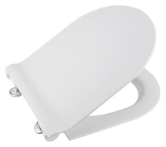 WC sedátko, SLIM, Soft Close, Quick Release, bílá/chrom ( MS86CSN11 )