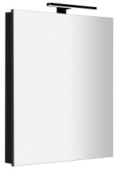 GRETA galerka s LED osvětlením, 60x70x14cm, černá mat (GR065-0035)