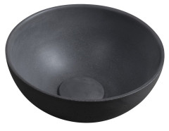 MINOR betonové umyvadlo na desku, Ø 26cm, antracit (MR26016)