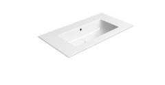 PURA keramické umyvadlo Slim 82x46cm, bez otvoru, bílá ExtraGlaze (8885011)