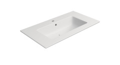 PURA keramické umyvadlo Slim 82x46cm, bílá mat (8885109)