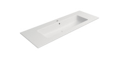PURA keramické umyvadlo Slim 122x46cm, bílá mat (8887109)