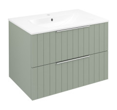CIRASA umyvadlová skříňka 69,8x52x46cm, verde strip (CR701-4444S)