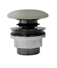 GSI umyvadlová výpust 5/4“, click-clack, keramická zátka, creta mat (PCS08)