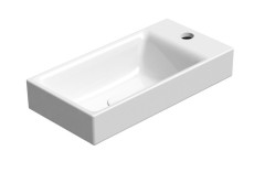 NUBES keramické umývátko 50x25cm, pravé/levé, bílá ExtraGlaze (9637111)