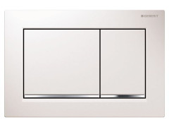 GEBERIT ovládací tlačítko OMEGA30, bílá/lesklý chrom ( 115.080.KJ.1 )