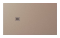 TRENECA vanička z litého mramoru s možností úpravy rozměru, 150x90cm, béžová mat (84310.81)