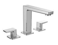 TURSI tříprvková stojánková umyvadlová baterie bez výpusti, chrom (TI017)