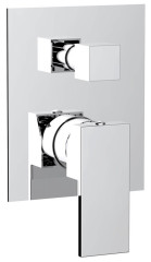 CUBEMIX podomítková sprchová baterie, 2 výstupy, chrom (CM042)