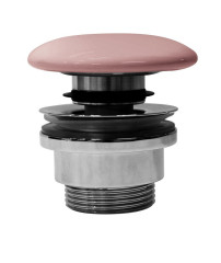 GSI umyvadlová výpust 5/4“, click-clack, keramická zátka, blush mat (PCS24)