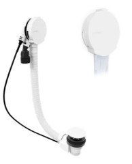 MARBLE vanová souprava s napouštěním, bovden, délka 800mm, bílá (11052.10)