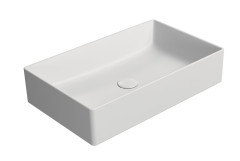 KUBE X keramické umyvadlo na desku, 60x37cm, bílá mat (945309)