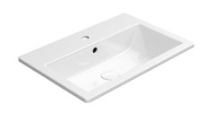 KUBE X keramické umyvadlo zápustné 58x40cm, bílá ExtraGlaze (9433111)