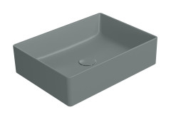 KUBE X keramické umyvadlo na desku, 50x37cm, agave mat (942904)