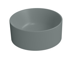 KUBE X keramické umyvadlo na desku, průměr 32cm, agave mat (943504)