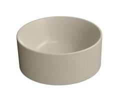 KUBE X keramické umyvadlo na desku, průměr 32cm, creta mat (943508)