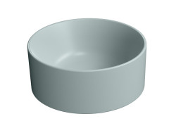 KUBE X keramické umyvadlo na desku, průměr 32cm, ghiaccio mat (943515)