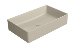 KUBE X keramické umyvadlo na desku, 60x37cm, creta mat (945308)