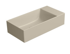 KUBE X keramické umývátko 50x25cm, bez otvoru, pravé/levé, creta mat (9486008)