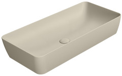 NUBES keramické umyvadlo na desku 80x40cm, creta mat (904008)