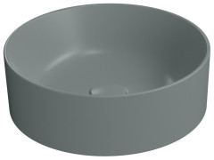 KUBE X keramické umyvadlo na desku, průměr 40cm, agave mat (942604)