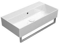 KUBE X keramické umyvadlo 70x37cm, bez otvoru, bílá ExtraGlaze (9455011) (4)