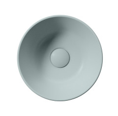 KUBE X keramické umyvadlo na desku, průměr 32cm, ghiaccio mat (943515) (3)