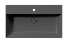 KUBE X keramické umyvadlo 80x47cm, černá mat (9422126) (3)