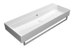 KUBE X keramické umyvadlo 120x47cm, bez otvoru, bílá ExtraGlaze (9424011) (4)