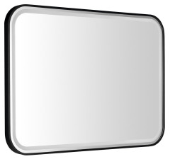 CETIS zrcadlo s LED osvětlením 100x70cm, černá mat (CT100)