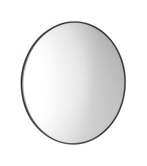 AROWANA kulaté zrcadlo v rámu ø 60cm, černá mat (AWB060)