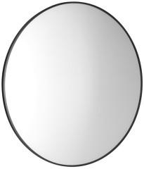 AROWANA kulaté zrcadlo v rámu ø 100cm, černá mat (AWB100)