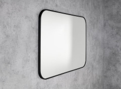 AROWANA zrcadlo v rámu 100x70cm, černá mat (AWB1070) (3)