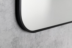 AROWANA zrcadlo v rámu 100x70cm, černá mat (AWB1070) (6)