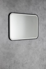 CETIS zrcadlo s LED osvětlením 100x70cm, černá mat (CT100) (5)