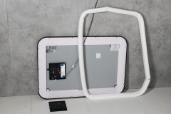 CETIS zrcadlo s LED osvětlením 100x70cm, černá mat (CT100) (8)