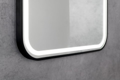CETIS zrcadlo s LED osvětlením 60x80cm, černá mat (CT080) (6)