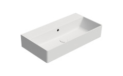 KUBE X keramické umyvadlo 70x37cm, bez otvoru, bílá mat (9455009) (3)