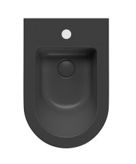 KUBE X bidet závěsný 36x55cm, černá mat (9465126) (3)