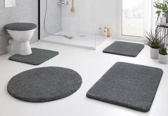RELAX koupelnová předložka kruh pr.100 cm, antracit-šedá  (5405901521) (4)
