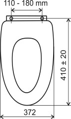 SEDÁTKO MDF LYRA MUŠLE, Softclose-pomalu padající, snadná demontáž z mísy, bílé (WC/SOFTMUSLELY) (2)