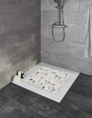 FLORES protiskluzová podložka do sprchy 55 x 55 cm (4148148002) (2)