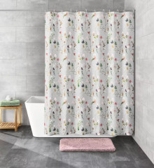 KOUPELNOVÝ ZÁVĚS FLORES 180x200cm, textilní (7806148305) (2)