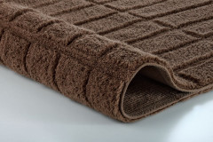 TILES koupelnová předložka obdélník 60x100cm, hnědá (9176342360) (4)