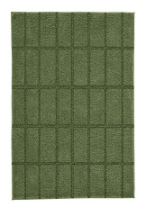 TILES koupelnová předložka obdélník 60x100cm, zelená (9176612360) (2)