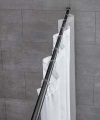 Teleskopická rozpěrná tyč 75-125cm černá  (0361926000) (5)