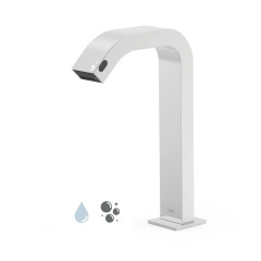 TRES ELECTRONIC Elektronická baterie na 1 vodu s bezdotykovým dávkovačem mýdla, vysoké provedení, chrom (39210320) (4)