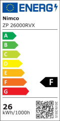 Kulaté LED zrcadlo pr. 600 se dvěma dotykovými senzory (ZP 26000RVX)